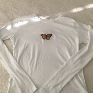 Brandy Melville Butterfly Top